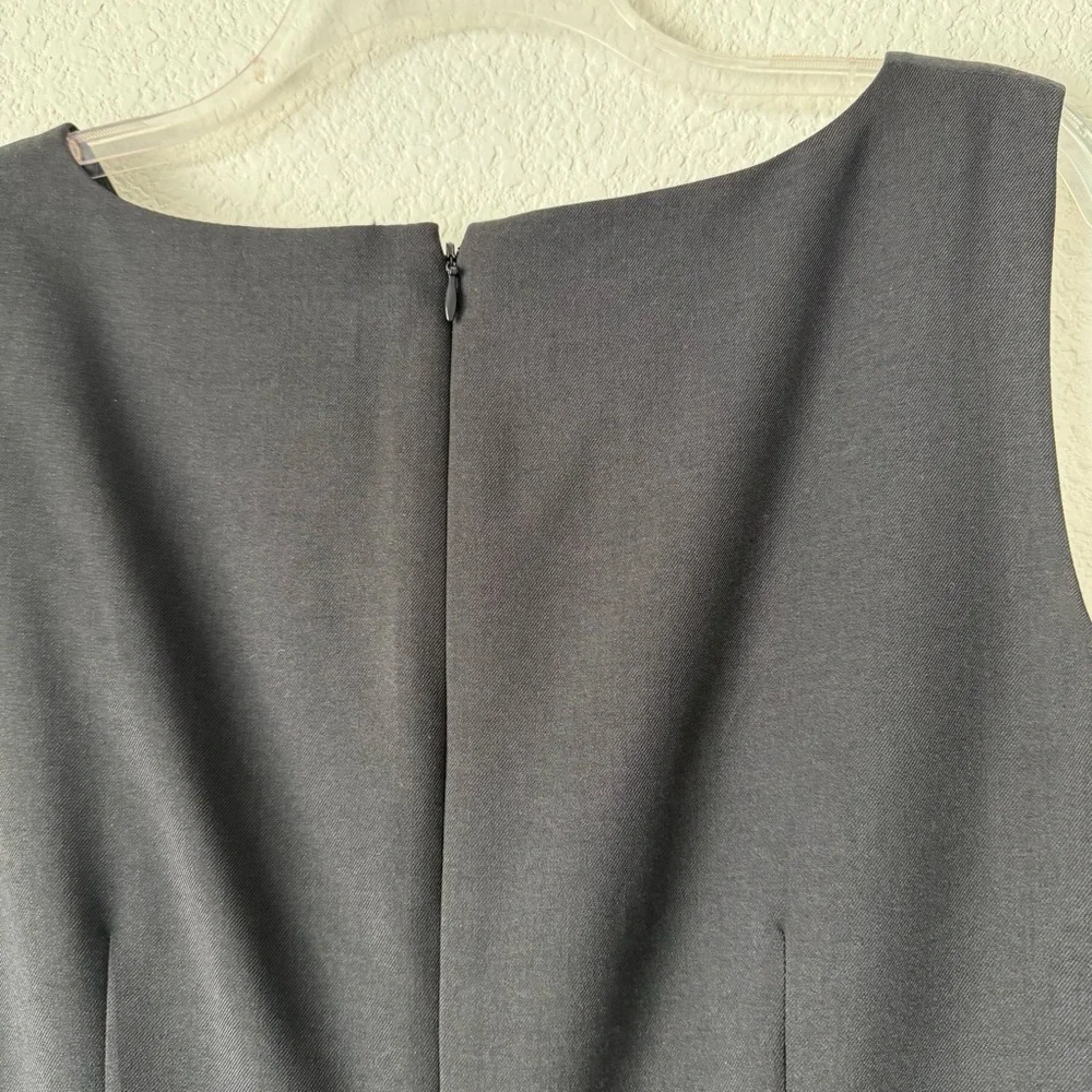 Kasper Black Sleeveless Midi Sheath Dress - Picture 8 of 9